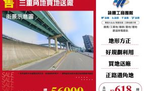 三重角地買地送廠