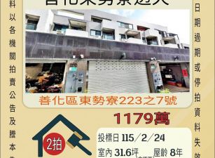 善化東勢寮透天-115/2/24 開標