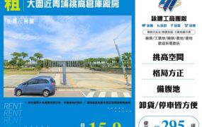 大園近青埔挑高倉庫廠房158