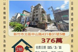 新竹大遠百三房公寓-115/3/11 開標