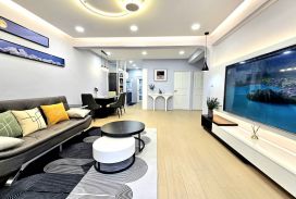 大昌商圈陽台進出現代輕奢風翻新三房美寓三樓