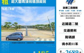 租大園青埔旁碼頭廠房176