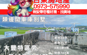 台東房地產 / 類邊間車庫別墅