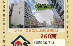 台中中區教育大學套房-115/3/3 開標