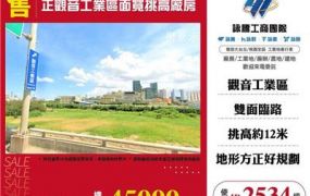 觀音工業區面寬挑高廠房