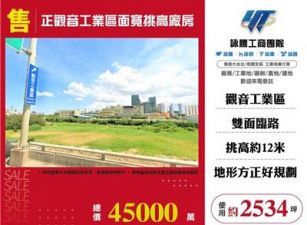 觀音工業區面寬挑高廠房