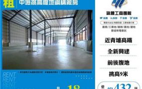 中壢挑高腹地鋼構廠房