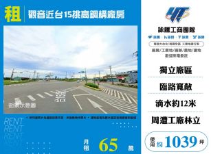 觀音近台15挑高鋼構廠房