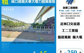 林口挑高天車大電力倉庫廠房170