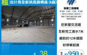 觀音台31旁全新挑高鋼構廠