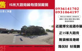 15米大路旁稀有環保廠房