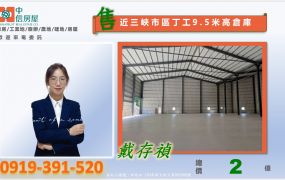 🍊近三峽市區丁工土地蓋挑高9.5米倉庫700坪🍊