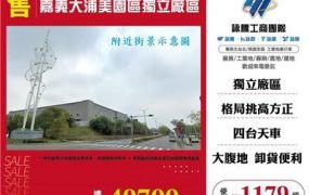 嘉義大浦美園區獨立廠區廠房