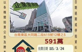 台南東區大同路商辦-115/3/24 開標