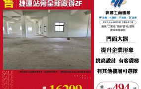 捷運站旁全新廠辦2F-125