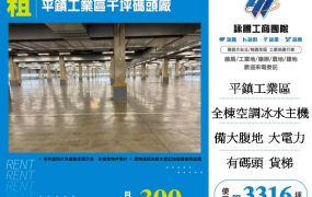 平鎮工業區千坪碼頭廠(可分租)