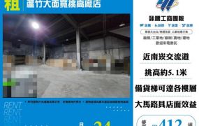 蘆竹大面寬挑高廠店170