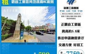 觀音工業區角地挑高RC廠房