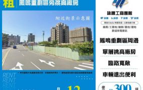 鳳鳴重劃區旁挑高廠房157