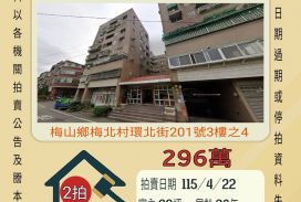 梅山梅北國小三房-115/4/22 開標