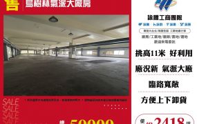 龍潭烏樹林氣派大廠房