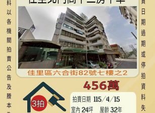 佳里北門高中三房平車-115/4/15 開標