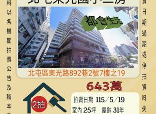 台中北屯東光國小三房-115/5/19 開標