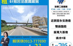 琪琪🐝推~61旁合法挑高廠房