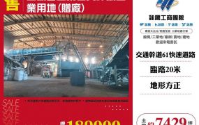 【售】正觀音工業區大坪數工業用地(贈廠) LC01859