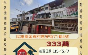 民雄頭橋工業區透天-115/5/7 開標
