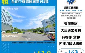 全新中謹雲極廠辦分租B(FT08894)