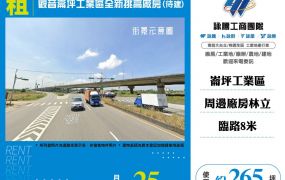 觀音崙坪工業區全新挑高廠房(待建)(FT08431)
