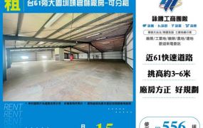 台61旁大園圳頭倉儲廠房-可分租-122