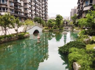 台灣房屋｜獨家專租《 台北灣江南。中庭美景溫馨三房》