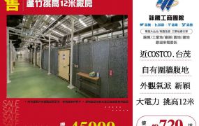 蘆竹挑高12米廠房