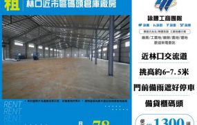 林口近市區碼頭倉庫廠房155