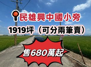 民雄興中國小旁農地(2筆可分開出售)