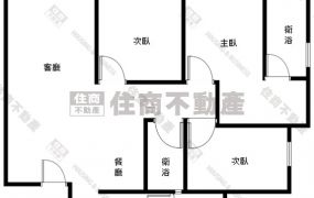 佳鋐郡次頂河景三房平車