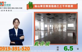 龜山華亞科技園區旁雙面臨路乙工千坪廠房出售