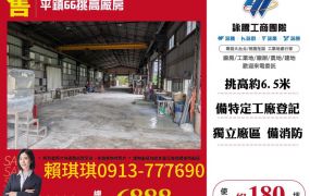 琪琪🐝推~平鎮近66挑高廠房
