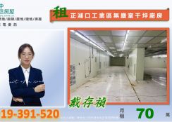 🔥可排汙🔥正湖口工業區無塵室千坪廠房/大電力/大腹地