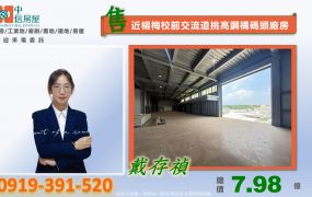 近楊梅校前交流道挑高鋼構碼頭廠房