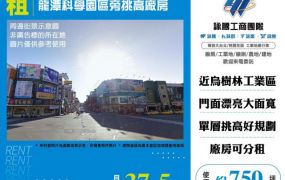 龍潭科學園區旁挑高廠房155