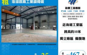 海湖挑高工業鋼骨廠房155