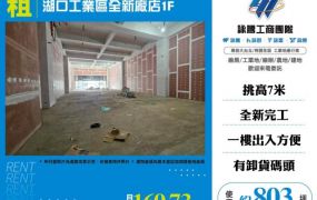 湖口工業區全新廠店1F-155