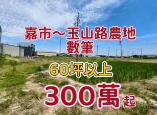 嘉市玉山路~都計內小農地~數筆