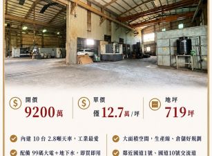【仁武稀有鋼構廠房＋合法農舍】  雙交流道｜10台天車｜大電地下水一次到位！(25)