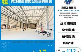 青埔挑高腹地全新鋼構廠房183