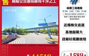 楊梅交流道旁稀有千坪乙工