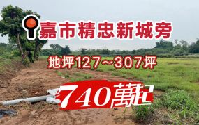 嘉市精忠國小旁農地 ~數筆